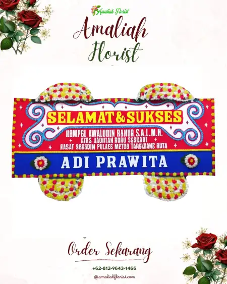 Papan Bunga Ucapan Selamat Tempat Akad Nikah Jakarta